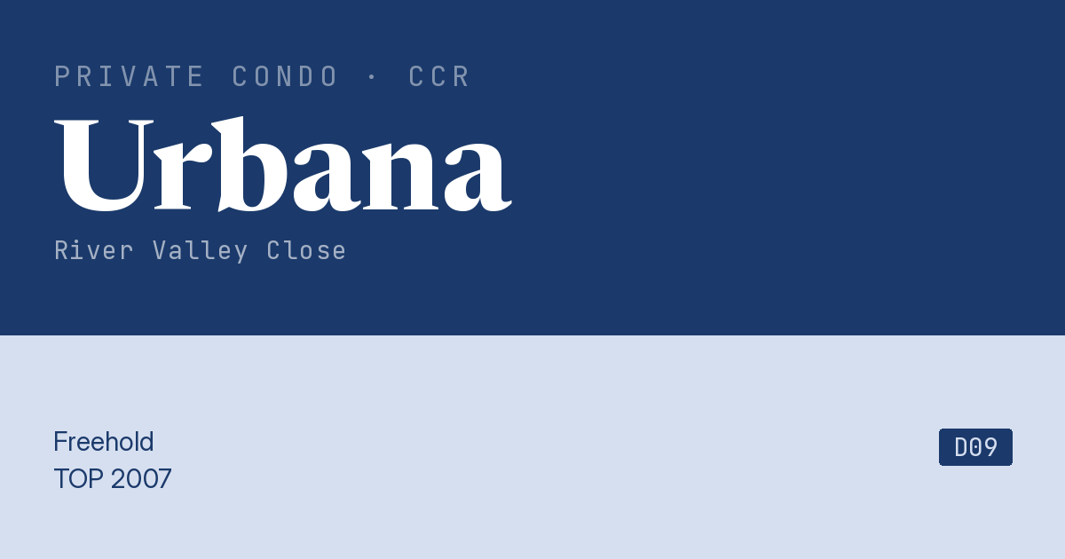 Urbana Resale | Price, Transactions, Rental & Analysis