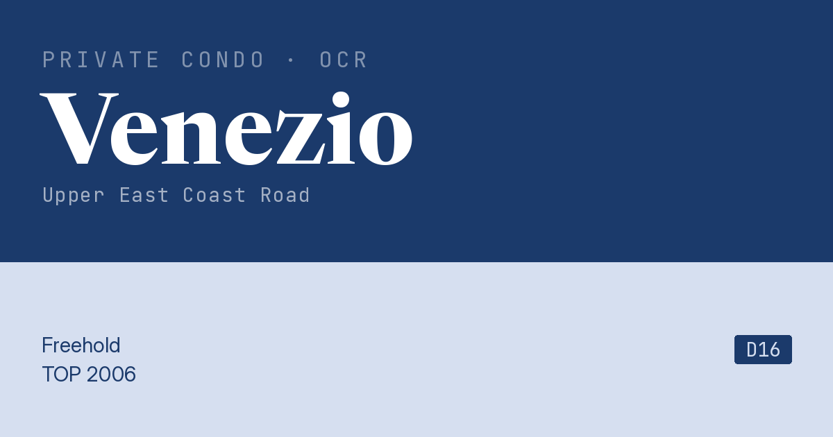 Venezio Resale | Price, Transactions, Rental & Analysis