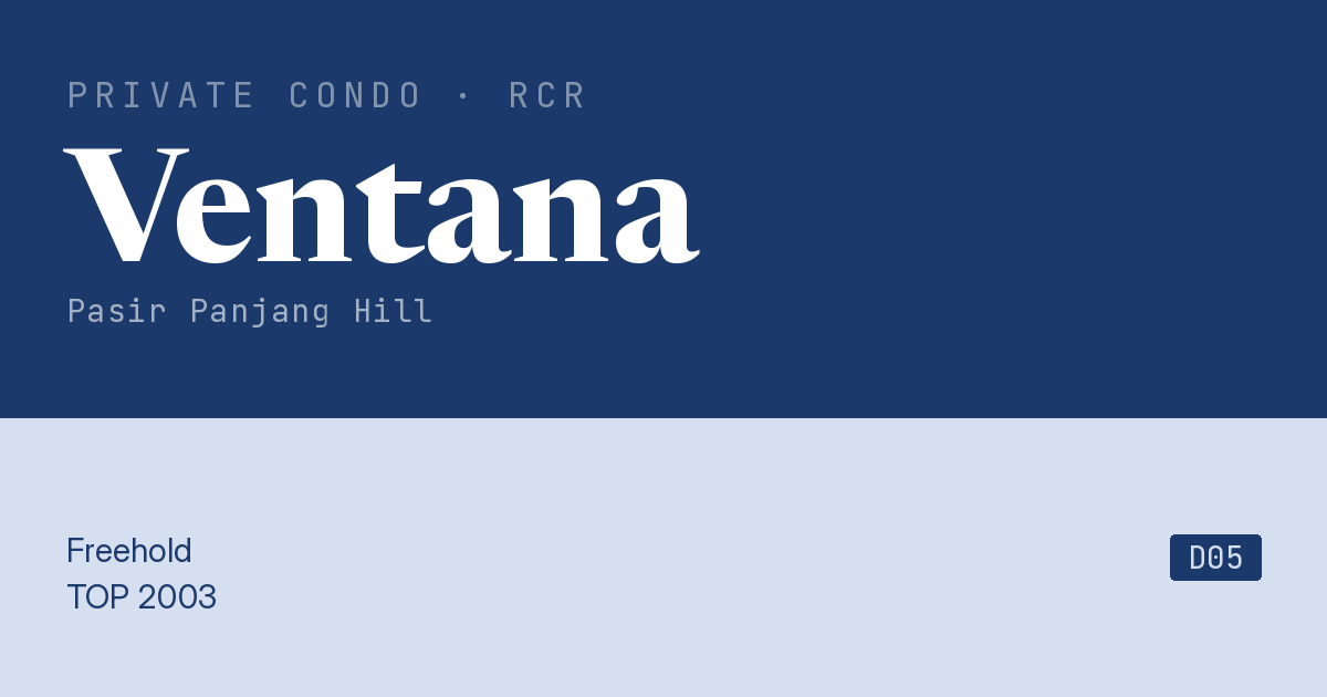 Ventana Resale | Price, Transactions, Rental & Analysis