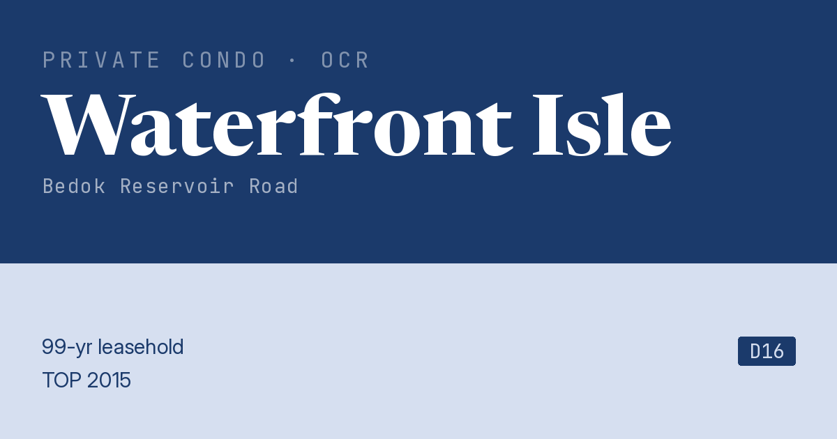 Waterfront Isle Resale | Price, Transactions, Rental & Analysis