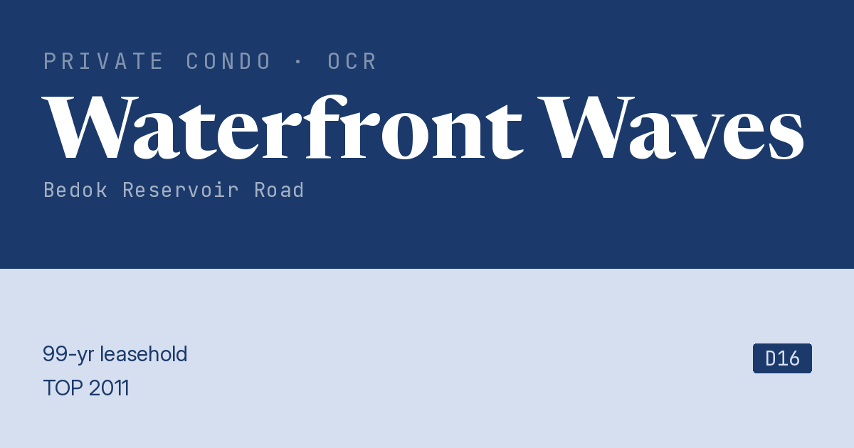 Waterfront Waves Resale | Price, Transactions, Rental & Analysis