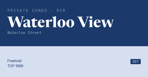 Waterloo View Resale | Price, Transactions, Rental & Analysis