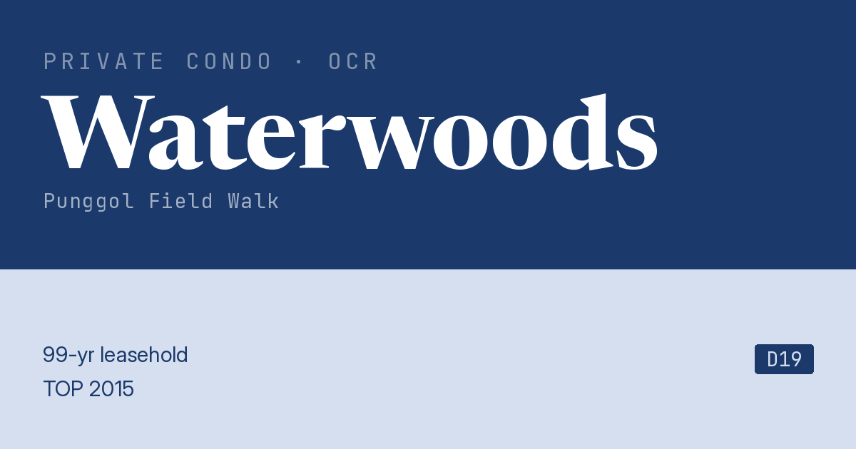 Waterwoods Resale | Price, Transactions, Rental & Analysis