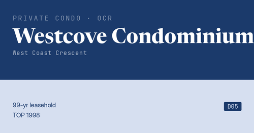 Westcove Condominium Resale | Price, Transactions, Rental & Analysis