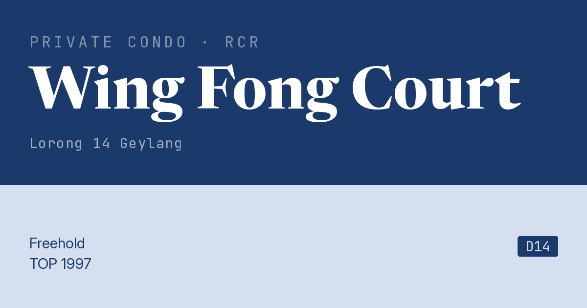 Wing Fong Court Resale | Price, Transactions, Rental & Analysis