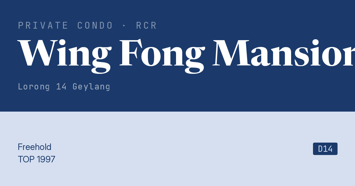 Wing Fong Mansions Resale | Price, Transactions, Rental & Analysis