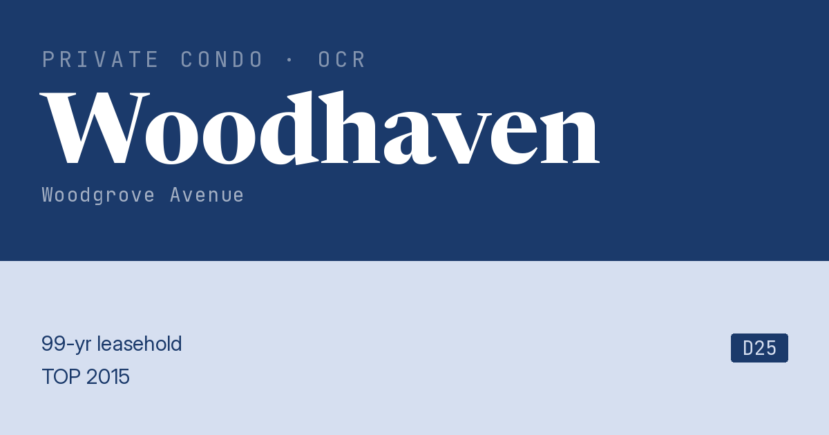 Woodhaven Resale | Price, Transactions, Rental & Analysis