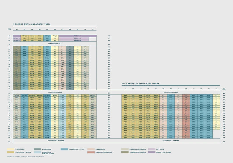 Canninghill Piers Elevation Chart