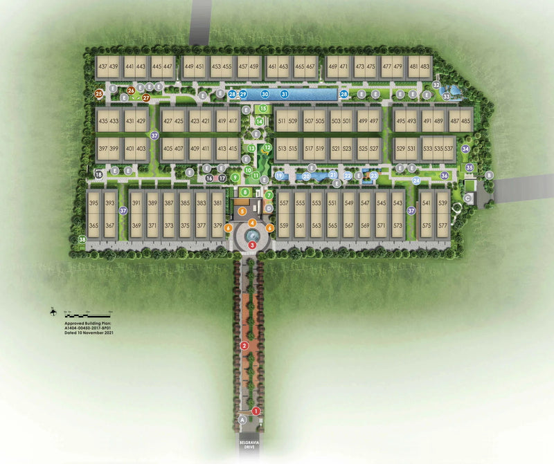 Belgravia Ace Elevation Chart