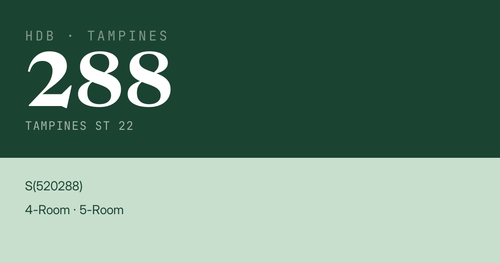 Blk 288 Tampines St 22 HDB Resale | Price, Transactions & Rental Data