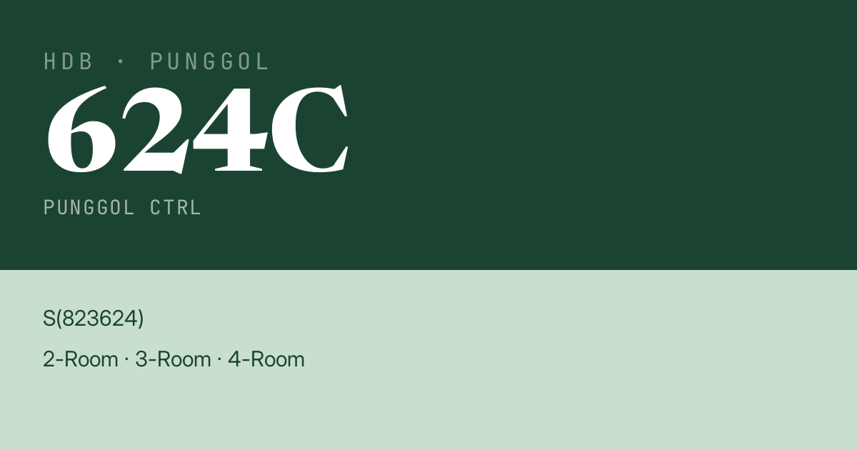 Blk 624C Punggol Ctrl HDB Resale | Price, Transactions & Rental Data