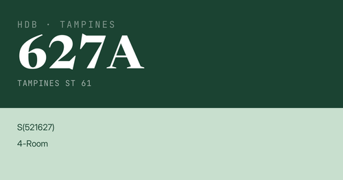 Blk 627A Tampines St 61 HDB Resale | Price, Transactions & Rental Data