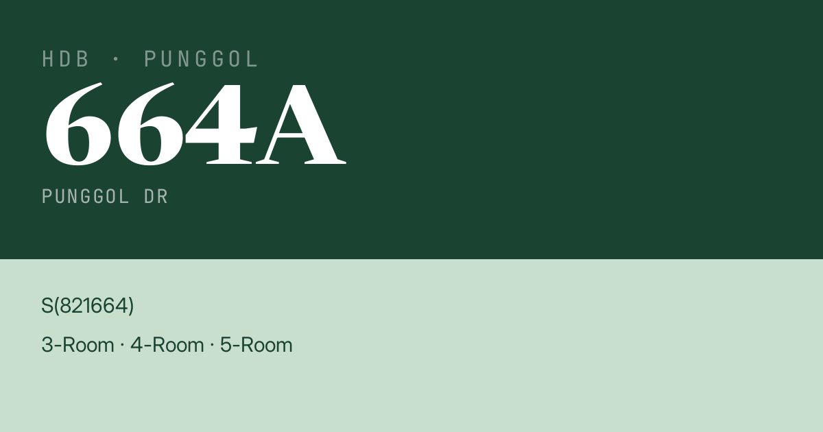 Blk 664A Punggol Dr HDB Resale | Price, Transactions & Rental Data