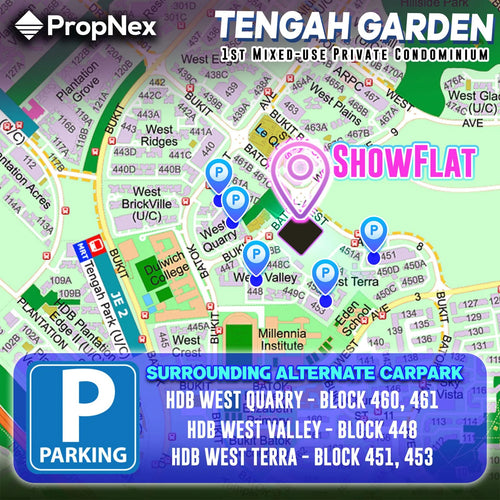 Tengah Garden Residences — hero render