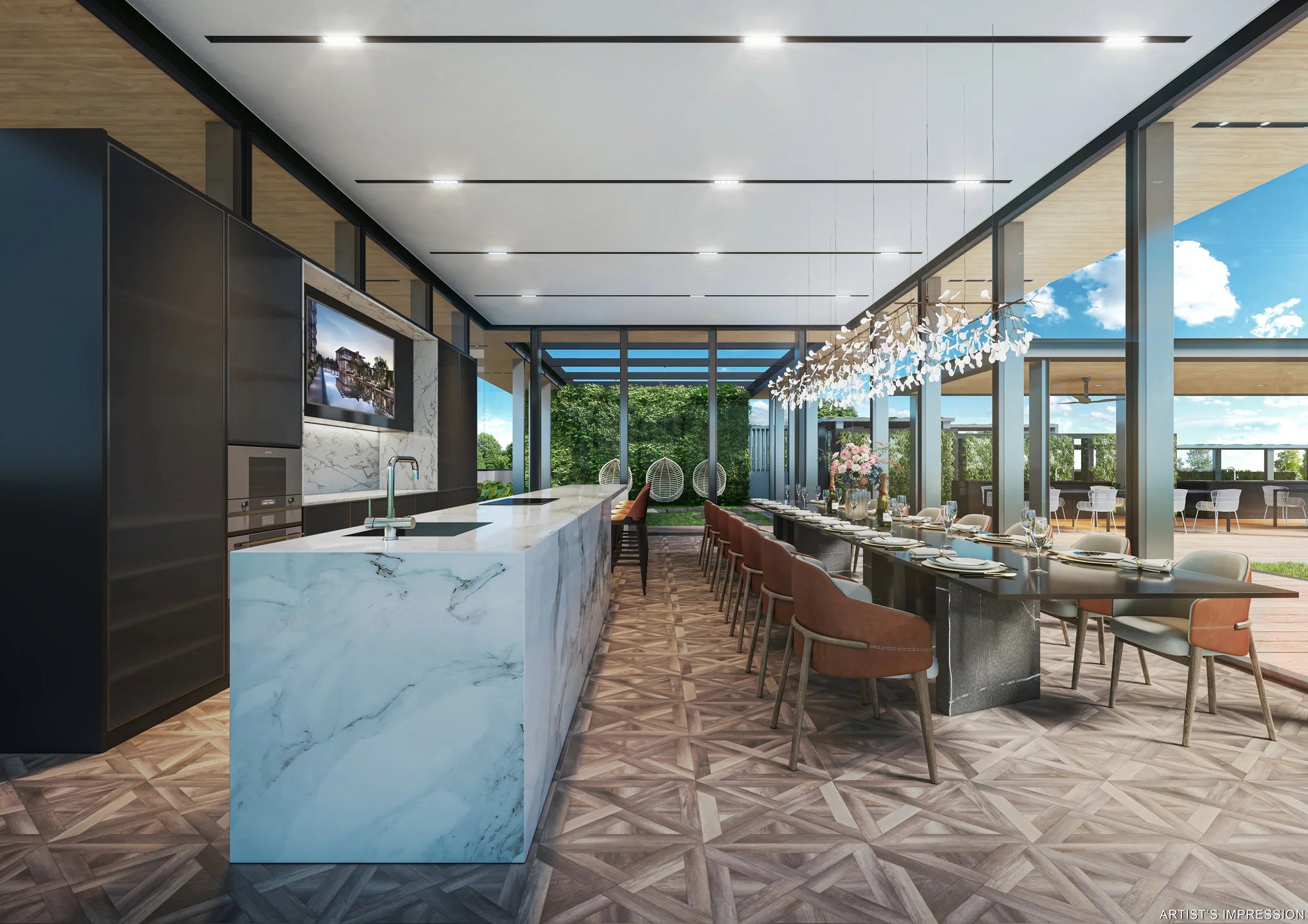 Sceneca Residence — hero render