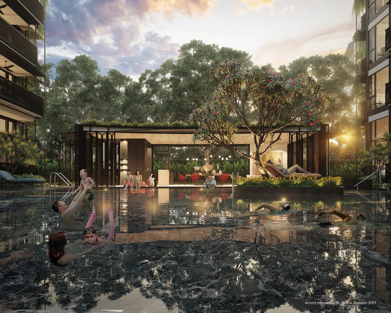 Jervois Mansion — hero render