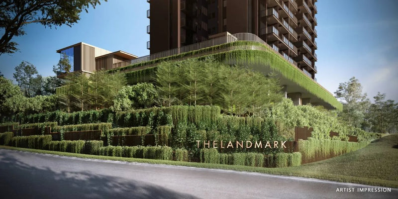 The Landmark — hero render