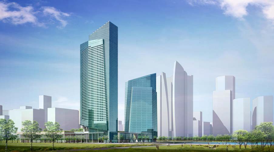 Marina Bay Residences — exterior