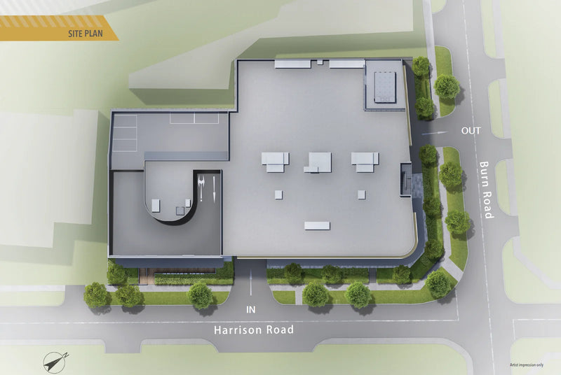 Harrison Food Building Site Plan