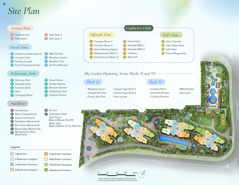 Canberra Crescent Residences Site Plan