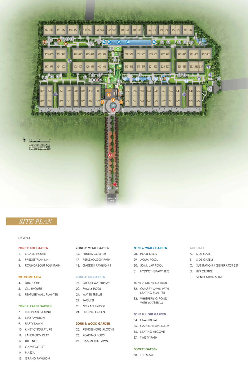 Belgravia Ace Site Plan