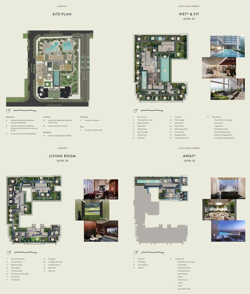 W Residences Marina View - Singapore Site Plan