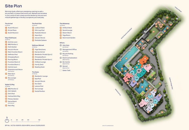 Skye At Holland Site Plan
