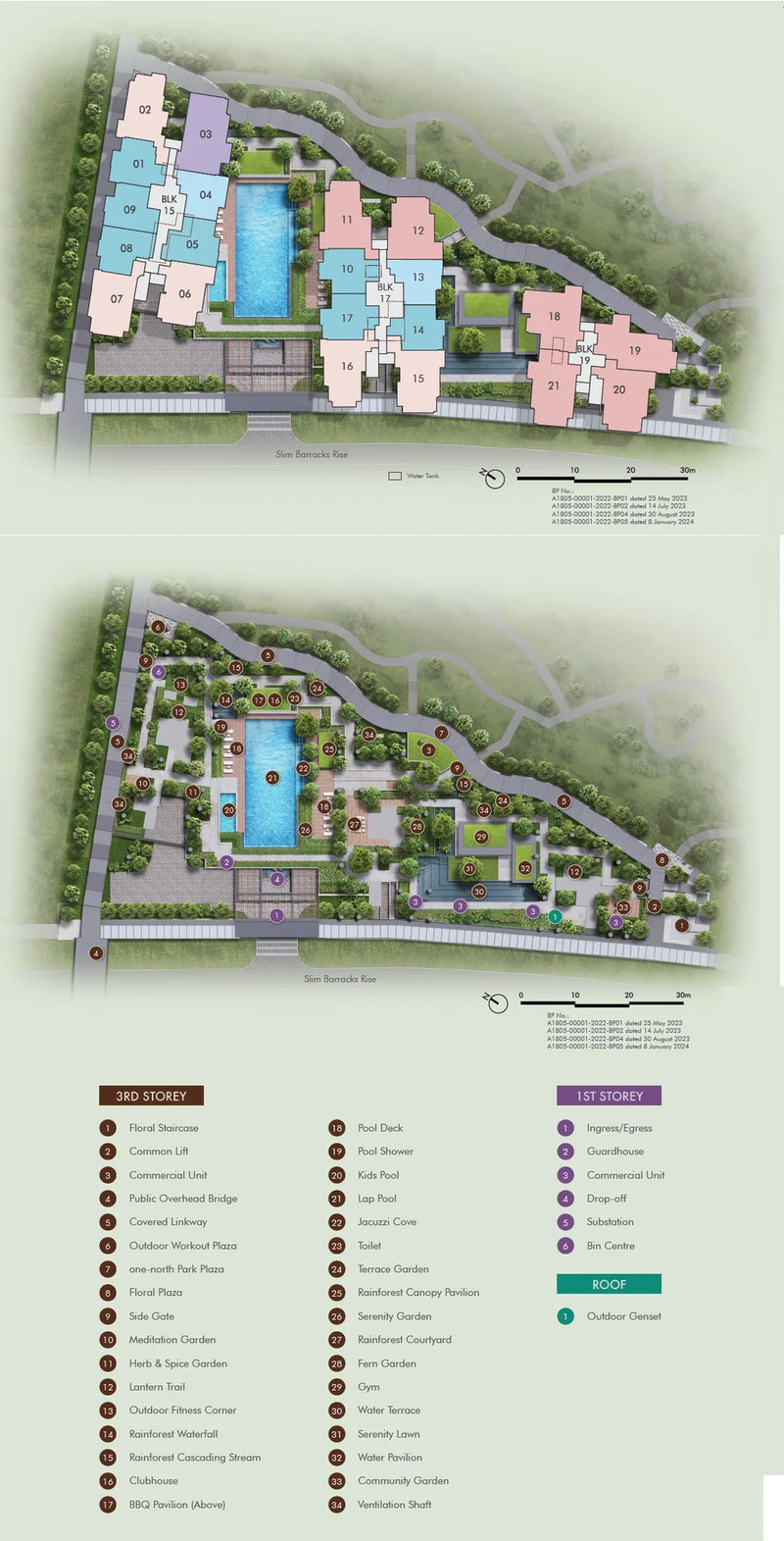 The Hill @ One North Site Plan