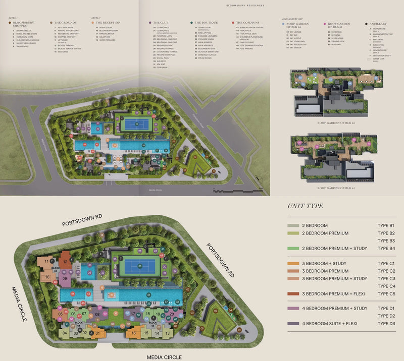 Bloomsbury Residences Site Plan
