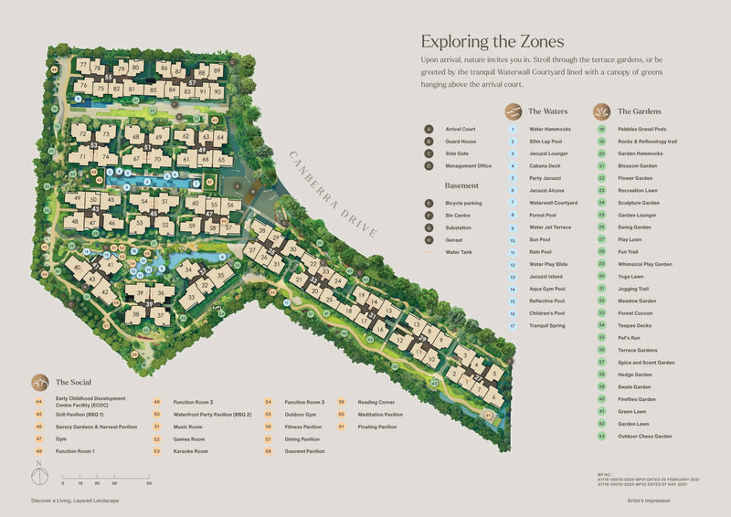 The Watergardens at Canberra Site Plan