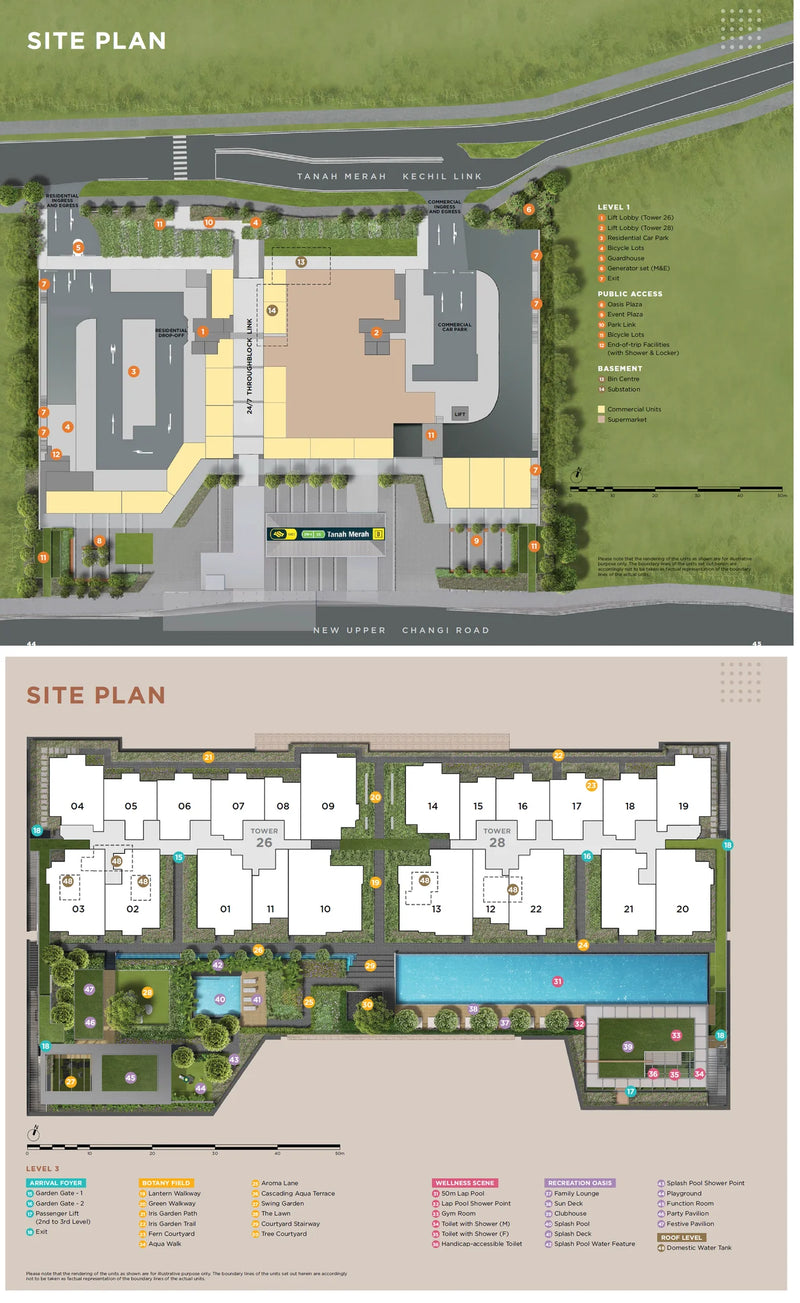 Sceneca Residence Site Plan