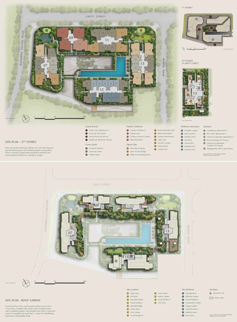The Robertson Opus Site Plan