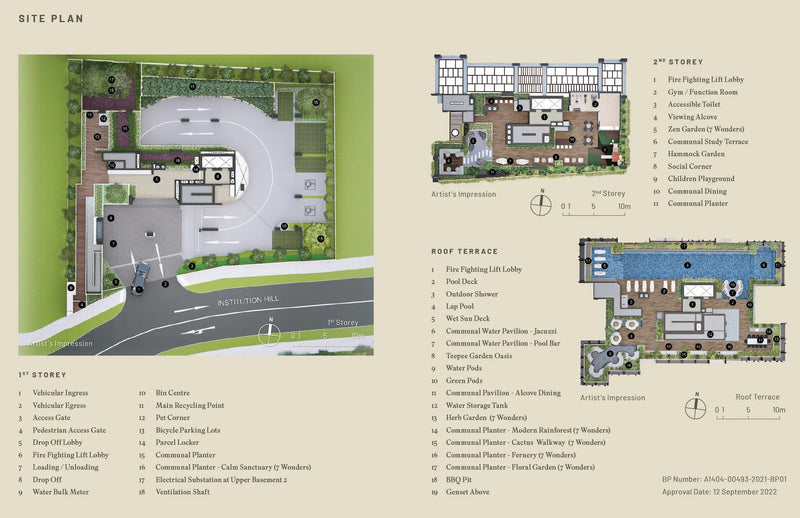 Hill House Site Plan