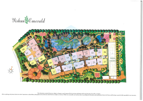 Yishun Emerald · Site plan